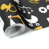 双子の非性茎の配信 ラッピングペーパー (ロールコーナー)