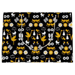 双子の非性茎の配信 ラージペーパーバッグ