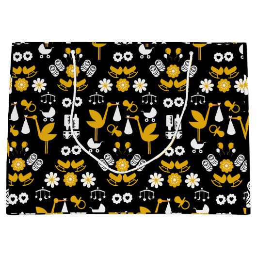 双子の非性茎の配信 ラージペーパーバッグ (正面)