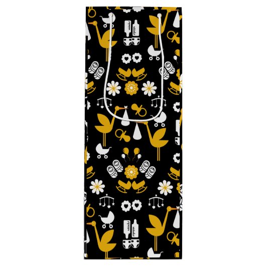 双子の非性茎の配信 ワインギフトバッグ (正面)