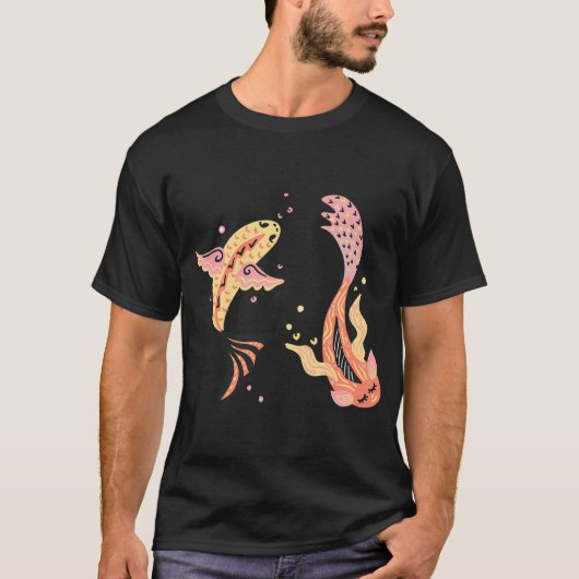 双子の魚 Tシャツ (正面)