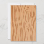 双子の鹿のベビーシャワーの招待 招待状 (裏面)