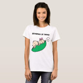 双子のTシャツとプレゼントのおばあちゃん Tシャツ (正面フル)