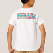 双子のTシャツの誕生日パーティー(少年) Tシャツ (裏面)
