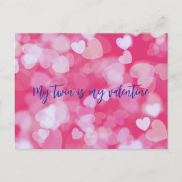 双子は私のバレンタイン ポストカード