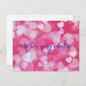 双子は私のバレンタイン ポストカード (正面/裏面)