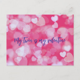 双子は私のバレンタイン ポストカード