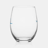 双子もっとおもしろいワイングラス ステムなしワイングラス (右)