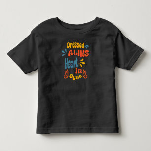 双子や双子のコーデを楽しむ友達への最高のプレゼント トドラーTシャツ