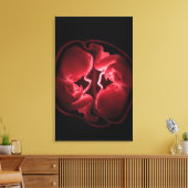 双子を含む子宮の概念像 キャンバスプリント (インサイチュ (リビング))