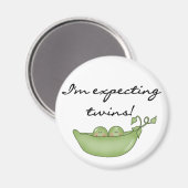 双子を期待 – Peas in a Pod マグネット (正面/裏面)
