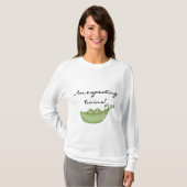 双子を期待 – Peas in a Pod Tシャツ (正面フル)