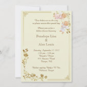 双子を称えるベビーシャワー 招待状 (正面)