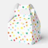 双子カラフル赤ちゃんシャワードットパターン フェイバーボックス (裏面サイド)