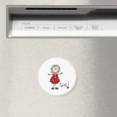 双子スティックフィギュア磁石を期待 マグネット (インサイチュ (食洗機))