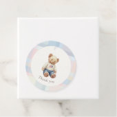 双子ベアリー1歳の誕生日おめでとう 男の子  フェイバータグ (インサイチュ)