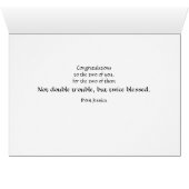 双子出産の告知、ベビーガチョウ (内部横(下))