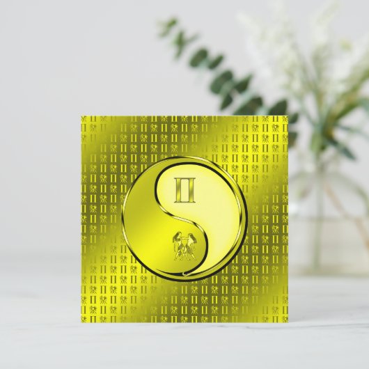 双子双子座 カード (スタンド正面)