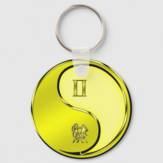 双子双子座 キーホルダー (正面)
