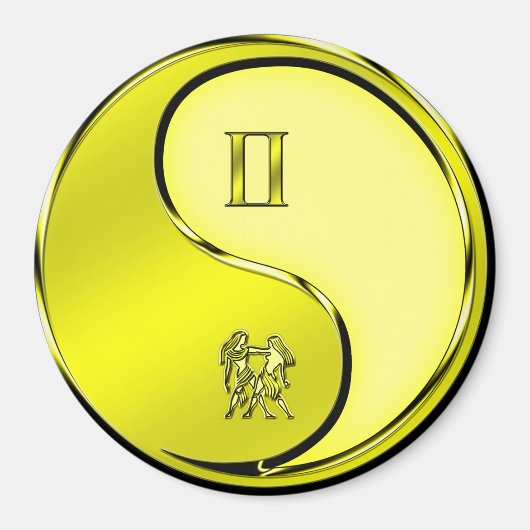 双子双子座 マグネット (正面)