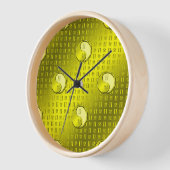 双子双子座 壁時計 (傾斜)