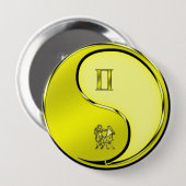 双子双子座 缶バッジ (正面&裏面)