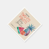 双子双子赤ちゃんシャワー スタンダードカクテルナプキン (角)