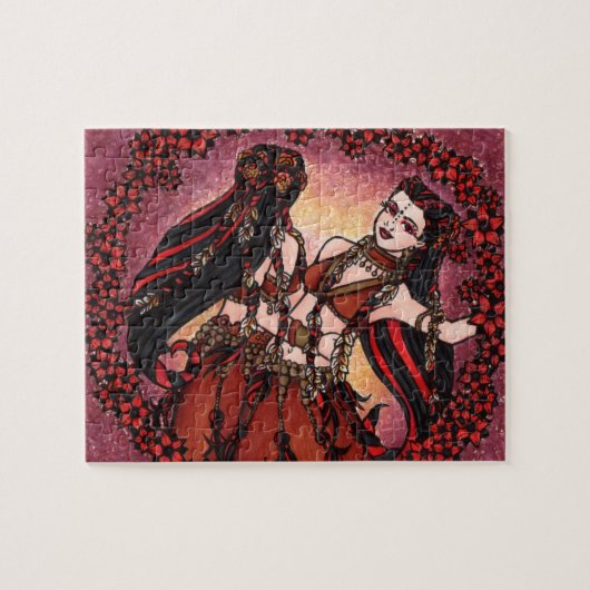 双子双生児 ジグソーパズル (横)