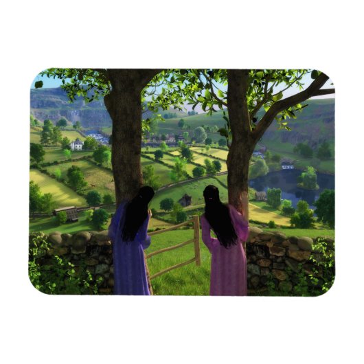 双子可撓磁石のグレン マグネット (横)