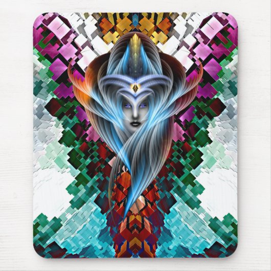 双子女王 マウスパッド (正面)