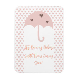 双子妊娠マグネット 雨が降る マグネット