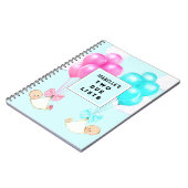 双子妊娠計画ノートブック ノートブック (左側)