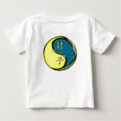 双子座と水のネズミ ベビーTシャツ (裏面)