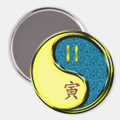 双子座と水の虎 マグネット (正面/裏面)