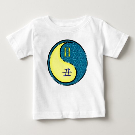 双子座と水牛 ベビーTシャツ (正面)