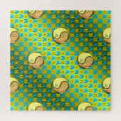 双子座と火の犬 ジグソーパズル (横)