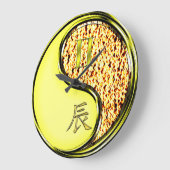 双子座と火竜 ラージ壁時計 (傾斜)