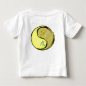双子座と金属の犬 ベビーTシャツ (裏面)