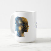 双子座の星座 コーヒーマグカップ (正面左)