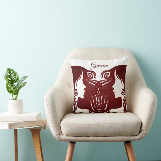 双子座の星座 ジェミニ  twins 枕 (椅子)