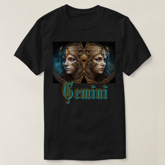双子座の星座 Tシャツ (デザイン正面)