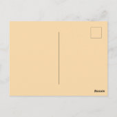 双子座の誕生日ネコ ポストカード (裏面)