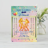 双子座の誕生日（５月２１日～６月２０日） 招待状 (スタンド正面)