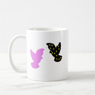 双子座マグカップ • 双子の天体シルエット コーヒーマグカップ