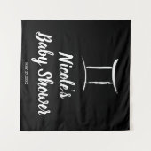 双子座占星術ゾディアックサイン パーティーバックドロップ タペストリー (正面(横))