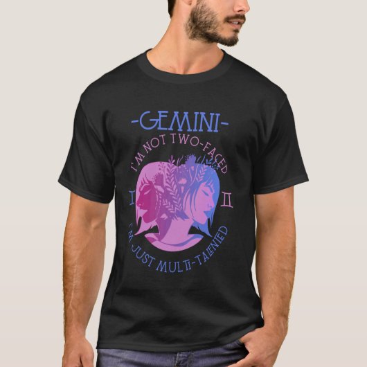 双子座 ただのマルチタレント 占星術師 Tシャツ (正面)
