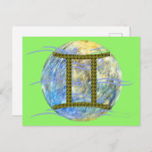 双子座 ポストカード (正面/裏面)