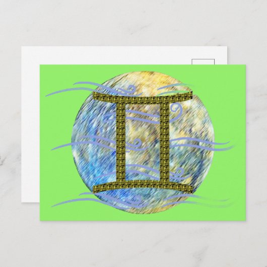 双子座 ポストカード (正面/裏面)