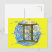 双子座 ポストカード (正面/裏面)