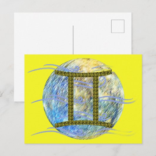 双子座 ポストカード (正面/裏面)